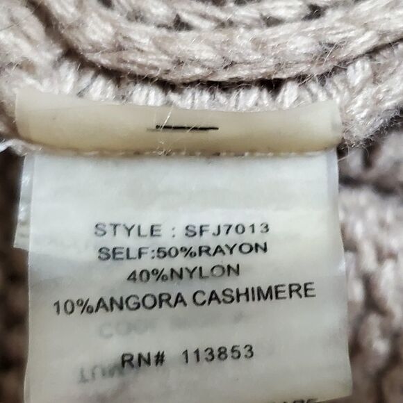 STITCH Fix Market & Spruce Boho Multi-Knit Sleeveless Round Open Front Cardigan - Picture 16 of 16